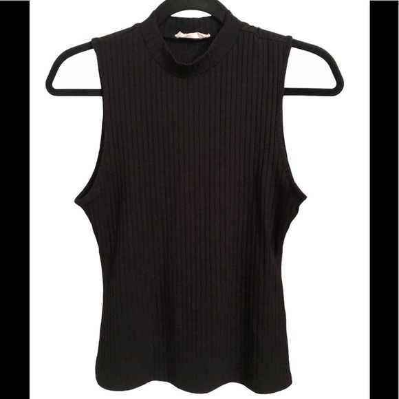 Ribbed mockneck top - Picture 3 of 7